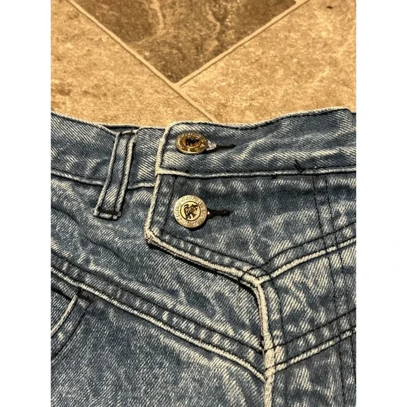 Vintage High Waist Mom Jeans Denim Blue 90s Style Size 25 ZBlaze Z Blaze Jeans - Picture 6 of 8